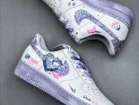 Nike Air Force 1'07 Low Double Hearts 2025最新男女款 二次元手繪塗鴉 粉藍雙心 空軍一號低幫休閒板鞋