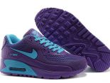 nike air max 90系列 滴塑二代伪装版女生無縫氣墊跑鞋 紫藍色