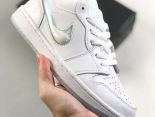 Air Jordan 1 Low 銀色倒鈎 低幫復古文化休閒運動鞋女鞋