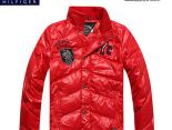 tommy羽絨外套 2014冬季新款 時尚保暖立領男裝 66084款紅色