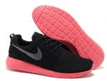 nike roshe run 2012 倫敦奧運限量版 超纖維反毛皮女生運動鞋 黑粉色