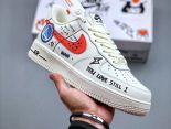 NIke Air Force 1 2023新款 空軍一號塗鴉百搭款男女生運動板鞋